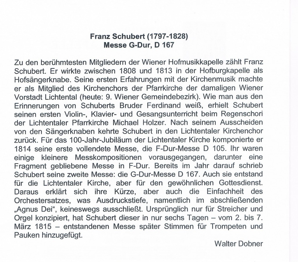 180215 Text Franz Schubert Messe G Dur